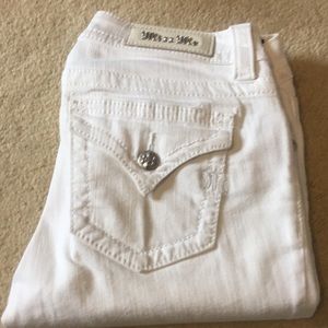 Miss Me White Jeans